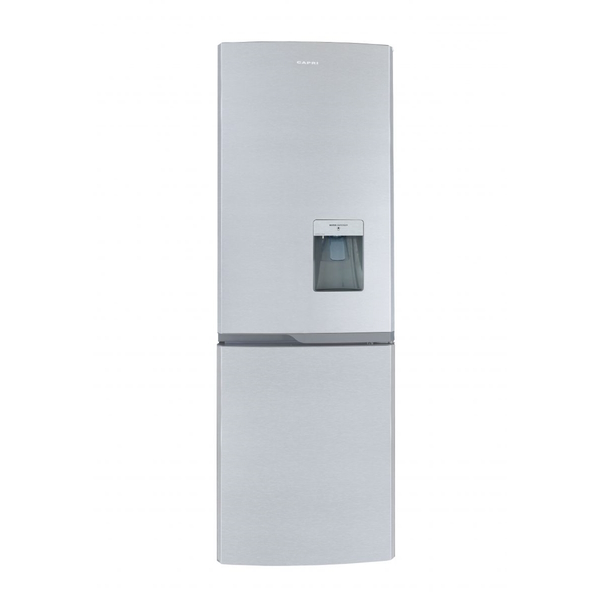 Capri Upright Fridge with Dispenser 370l - Metalic