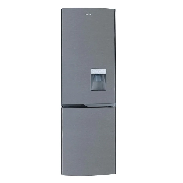 Fridge Capri 340l Upright Metalic With Dispenser