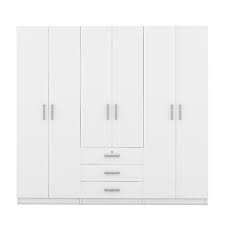 6 Door Wardrobe Melamine